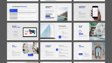 Animated PowerPoint presentation template
