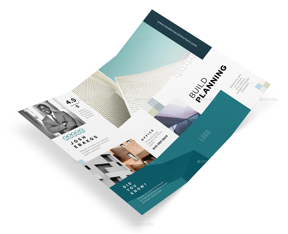 Architecture Service Tri-Fold Brochure Design