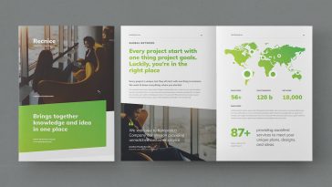 Business brochure template INDD