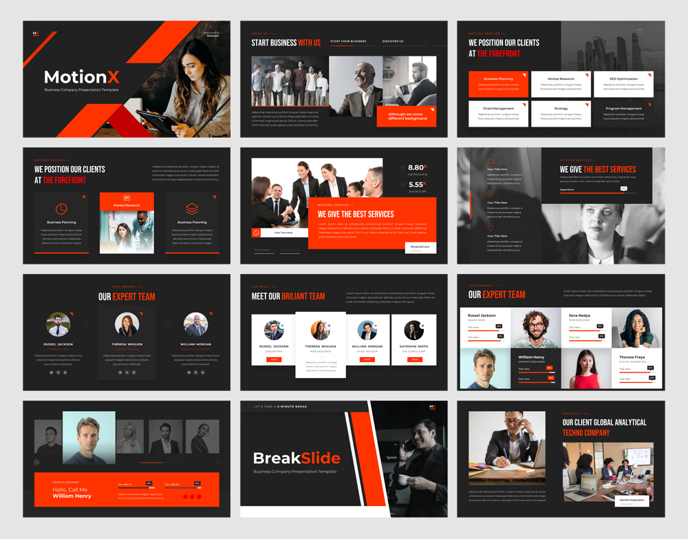 Corporate business PowerPoint presentation template
