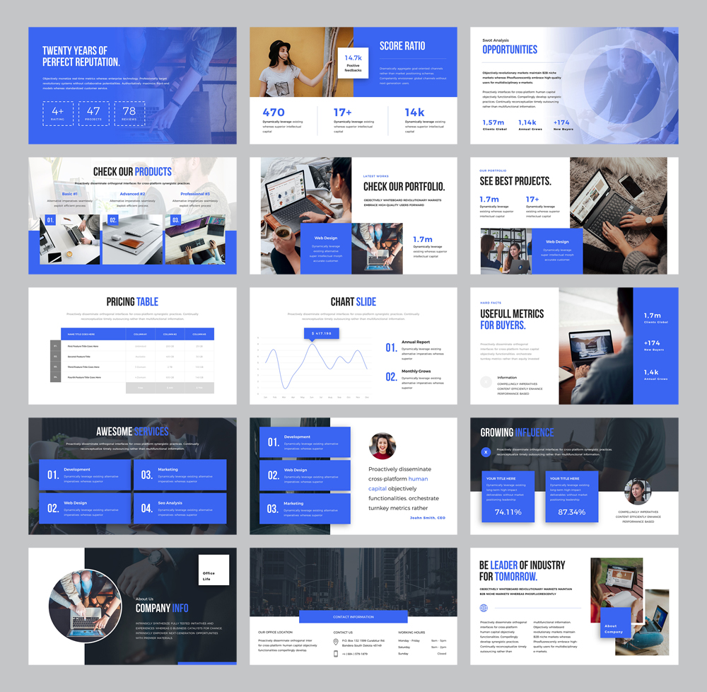 Corporate business Powerpoint template