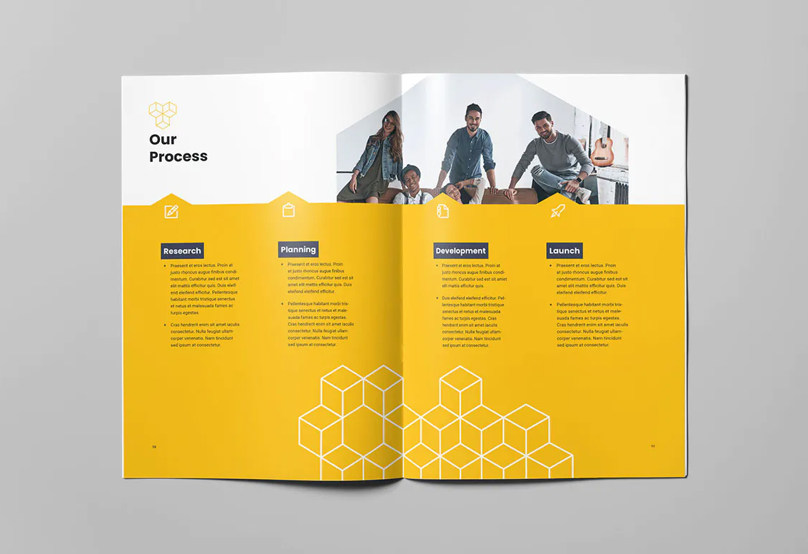 Creative brochure design template