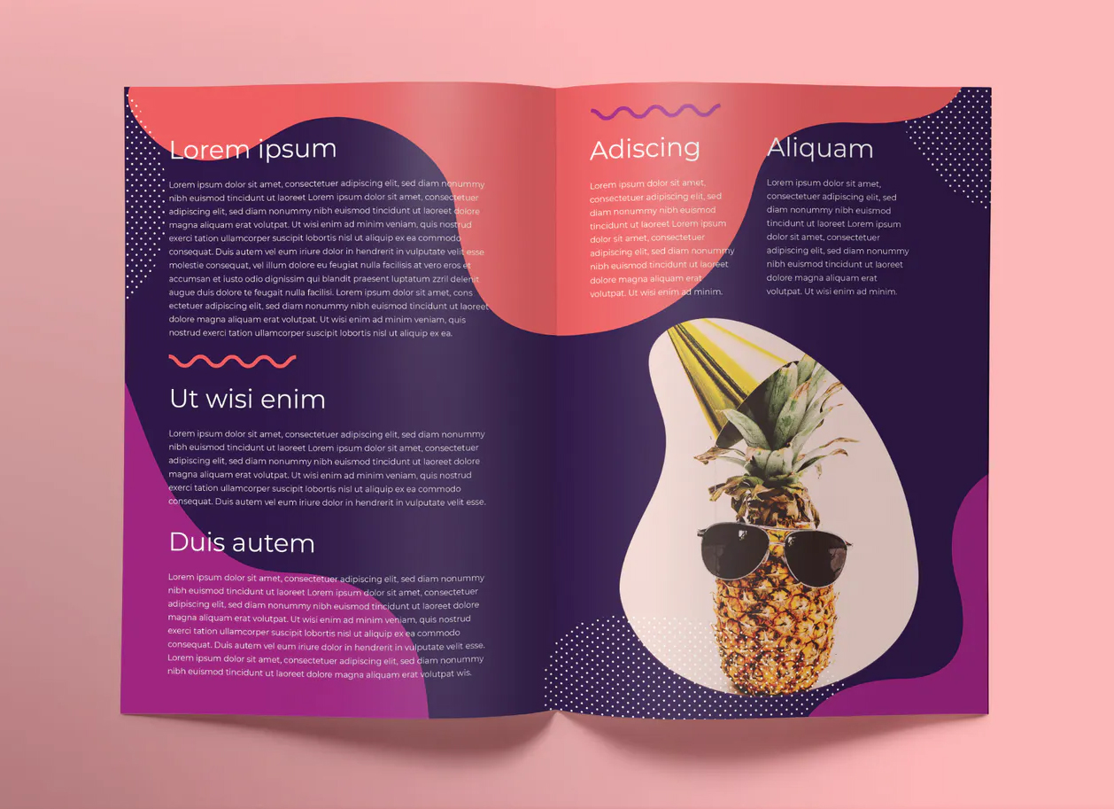 Event management bi-fold brochure design