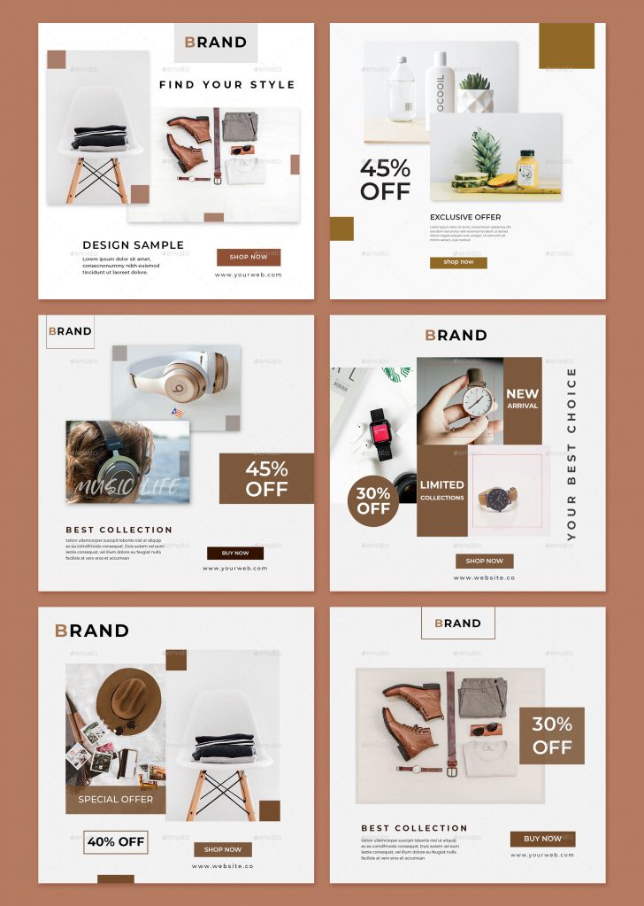 Fashion Style Instagram Post Template • PSD design