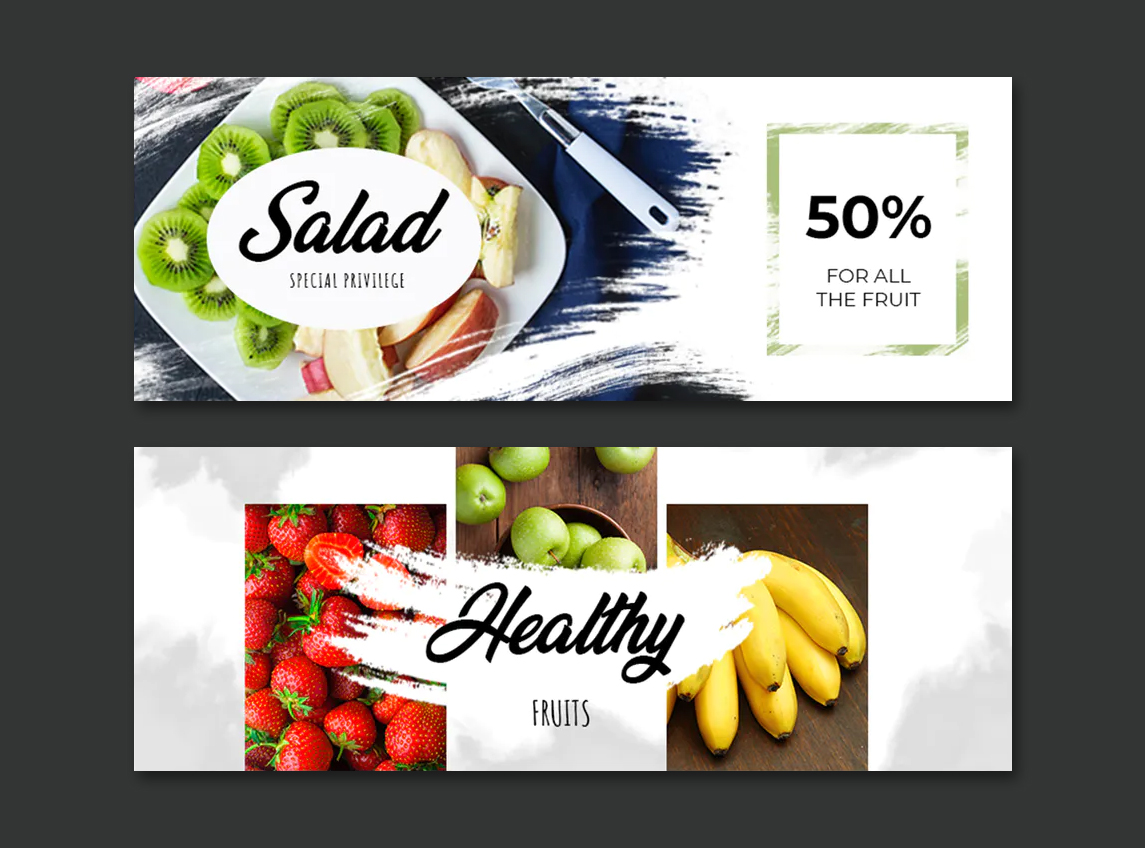 Food Facebook cover PSD