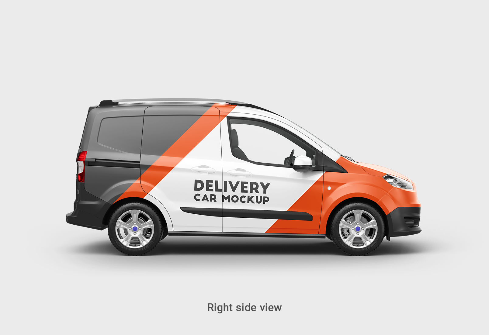 Ford transit courier mockup