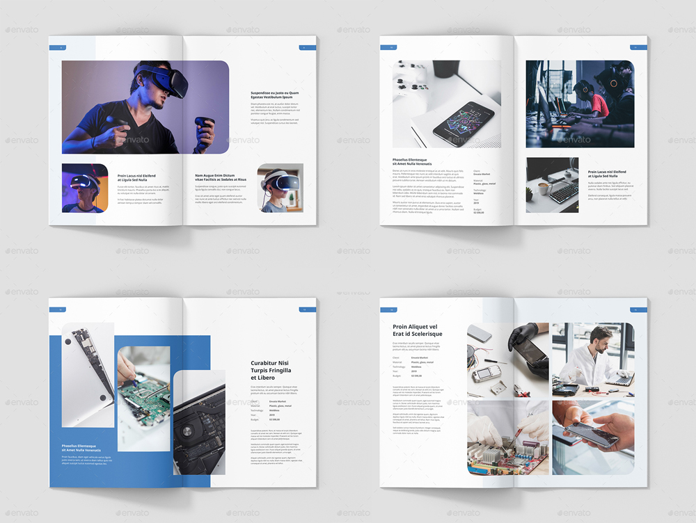 IT Services Brochure Template InDesign