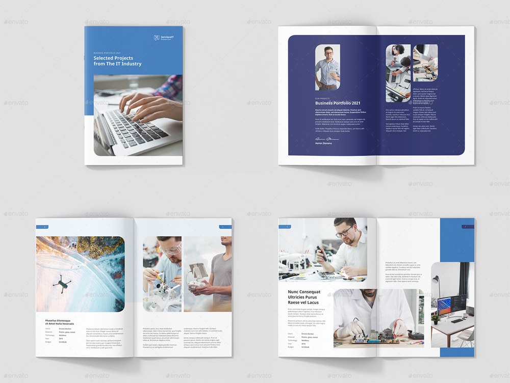IT Services Brochure Template