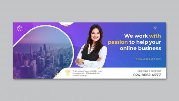 Marketing Facebook cover template