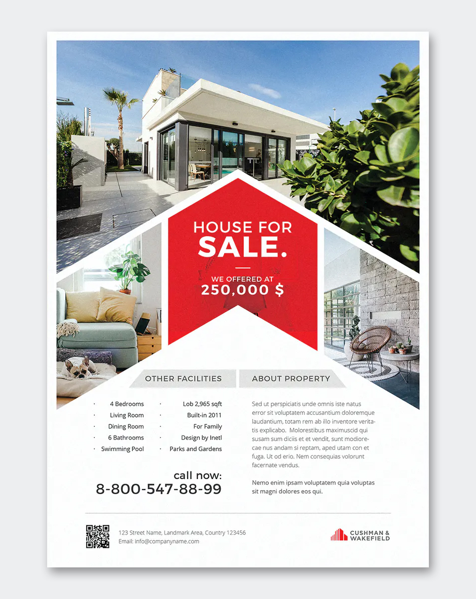 Property flyer template