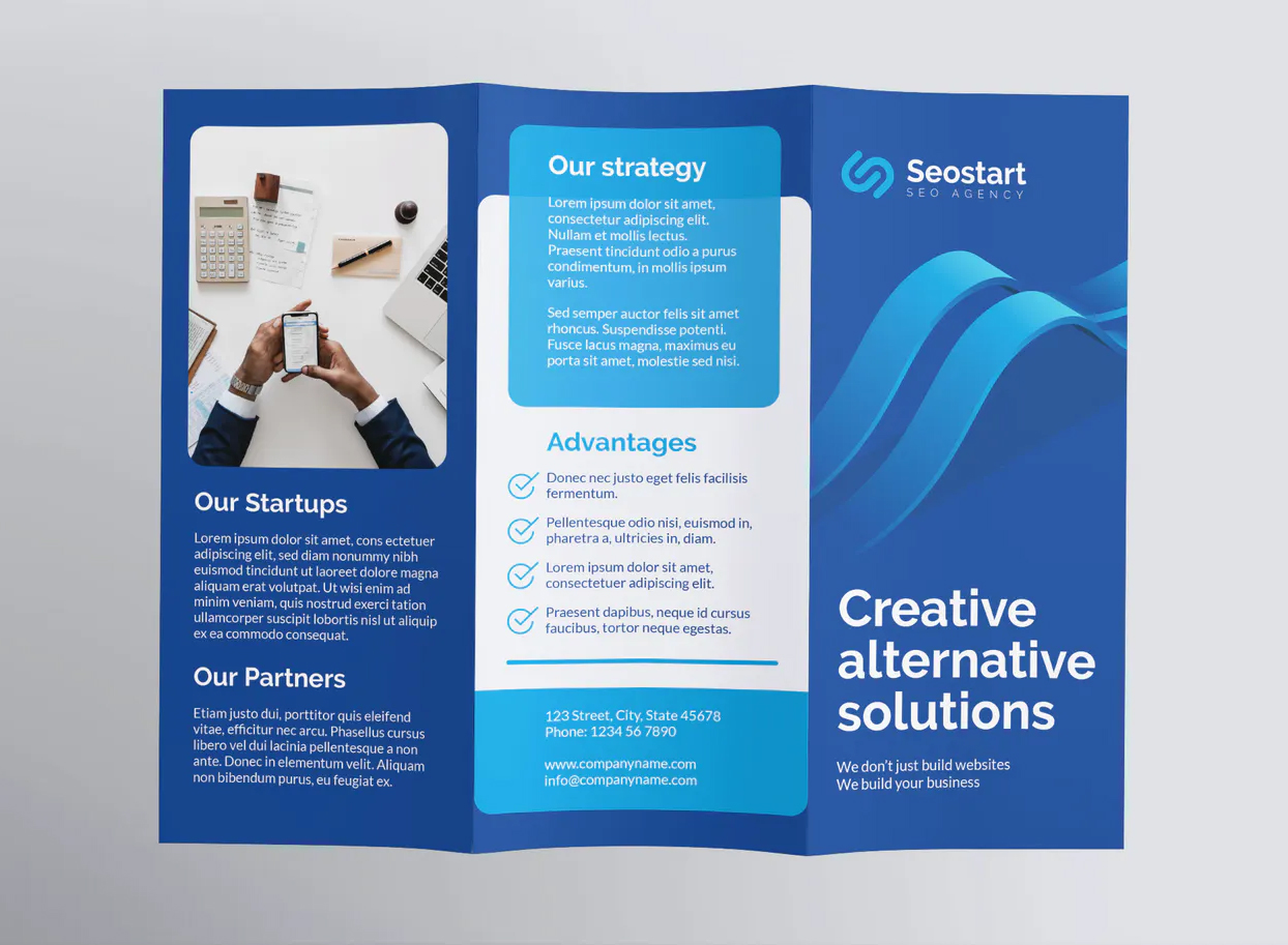 SEO agency brochure template