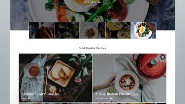 TinySalt - Personal food blog WordPress theme