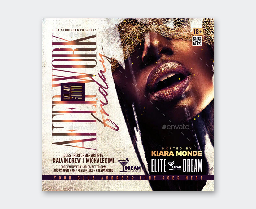 After Work Party Flyer Template