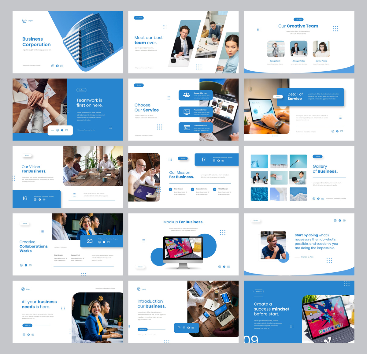 Multipurpose Business Powerpoint Template