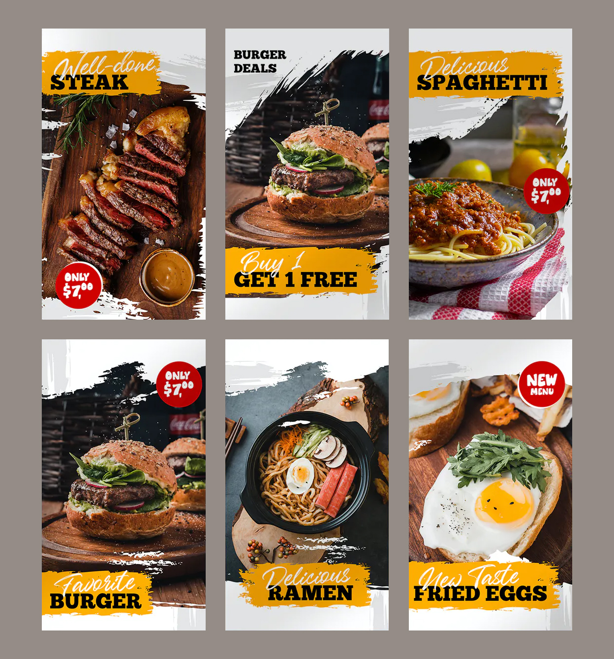Restaurant Food Instagram Stories Design
