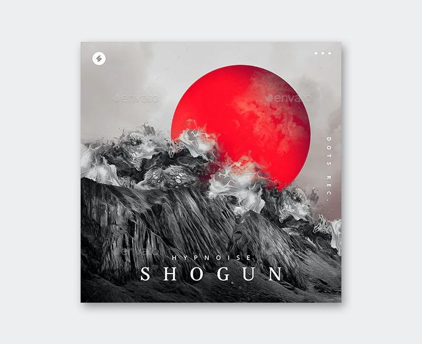 Shogun Music Album Cover Template