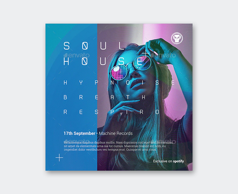 Soul House Music Album Cover Design