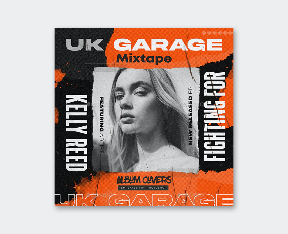UK Garage Album Cover Template