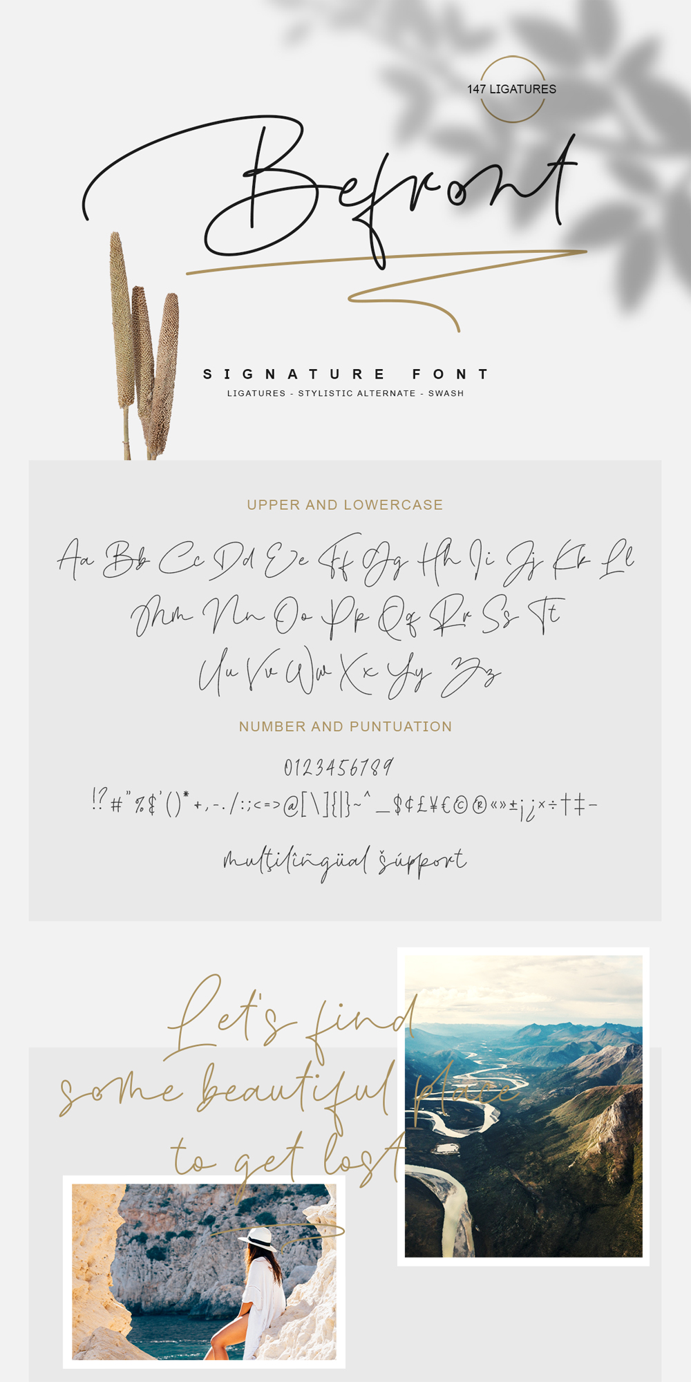 Befront - Stylish Signature Font