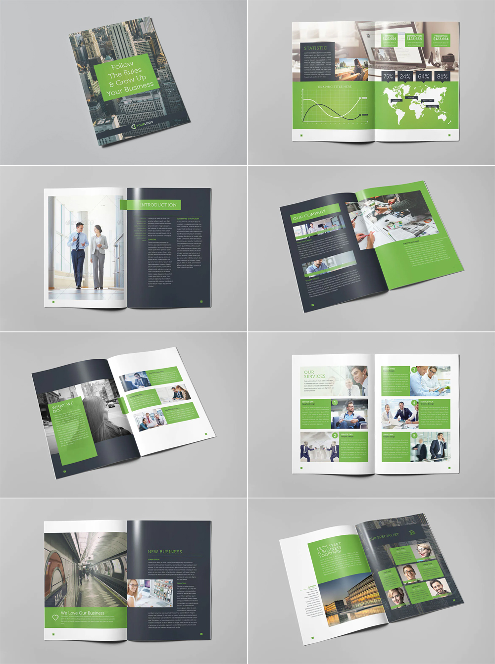 Clean Business Brochure Template