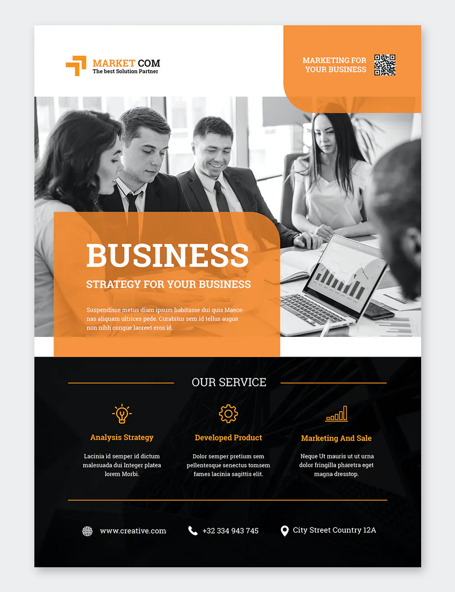 Clean Business Flyer Template