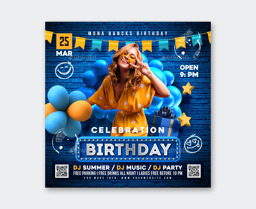 Creative Birthday Flyer Design