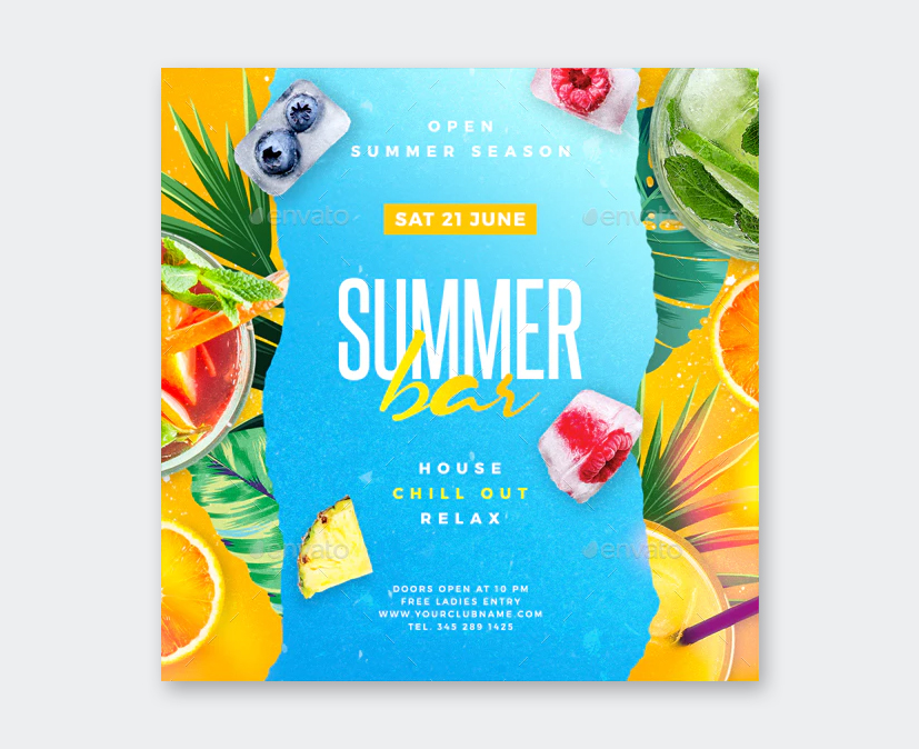 Cocktail Party Flyer Template