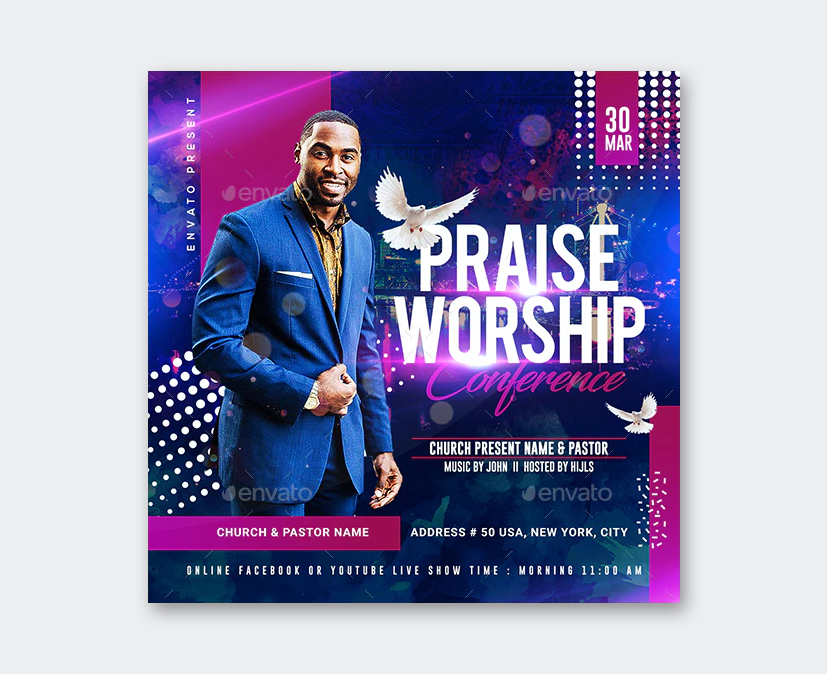 Conference Church Flyer Template