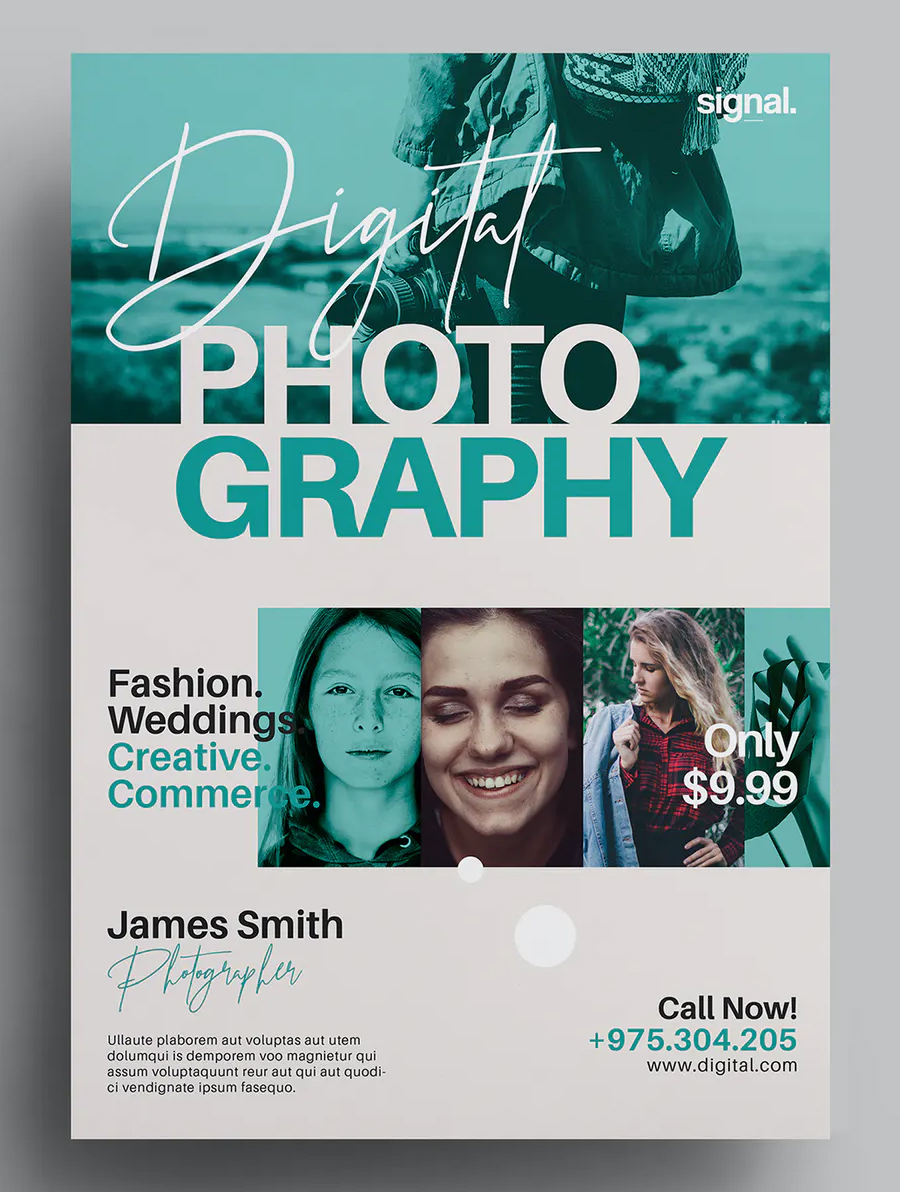 Fashion Photography Flyer Template