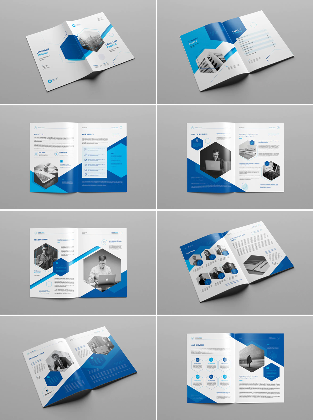 Modern Company Profile Brochure Template