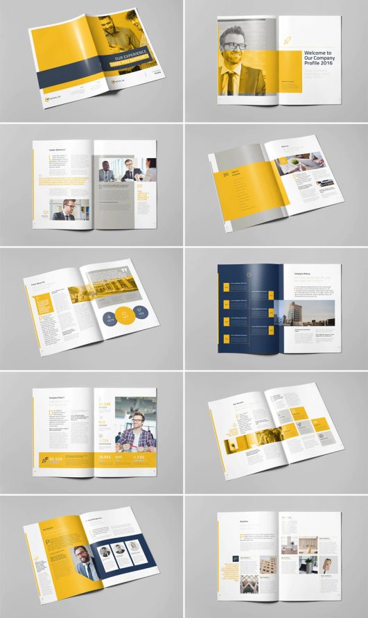 10 Best Company Profile Brochure Templates • PSD design