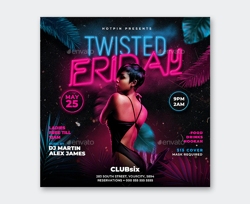 Party Club Flyer Template