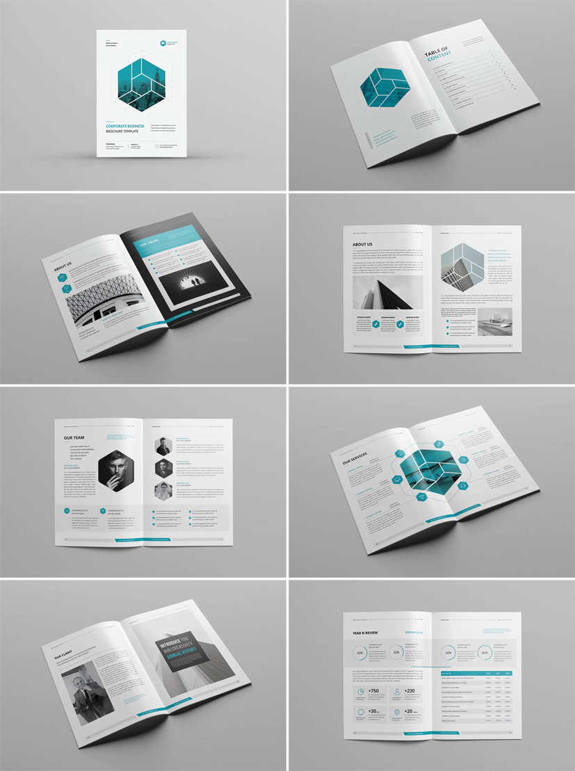 Simple Company Profile Design