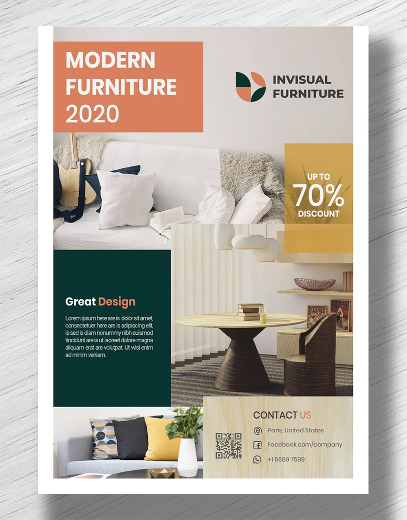 Creative Furniture Flyer Template