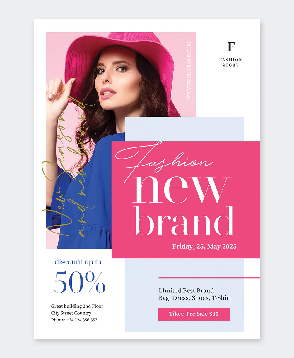Elegant Fashion Sale Flyer Template