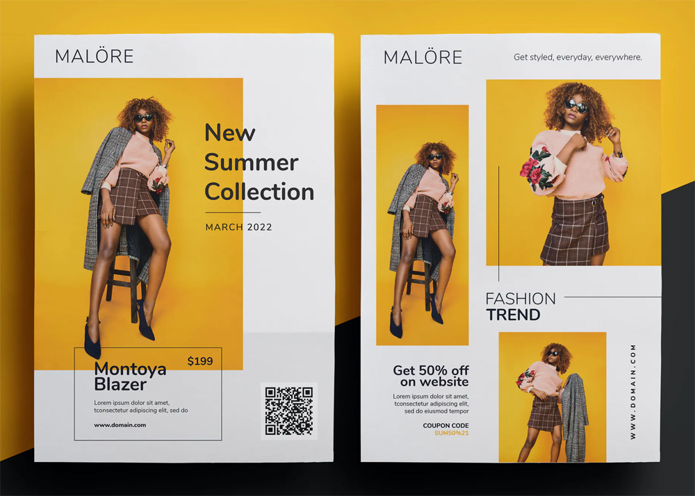Summer Fashion Flyer Template