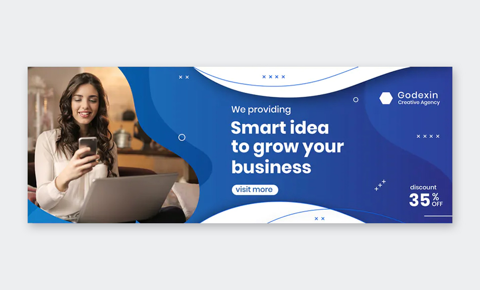 Professional Business Facebook Cover Template