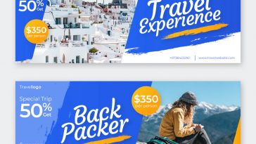 Travel Facebook Banner Templates