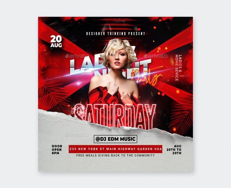 17 Best Night Party Flyer Templates PSD • PSD design