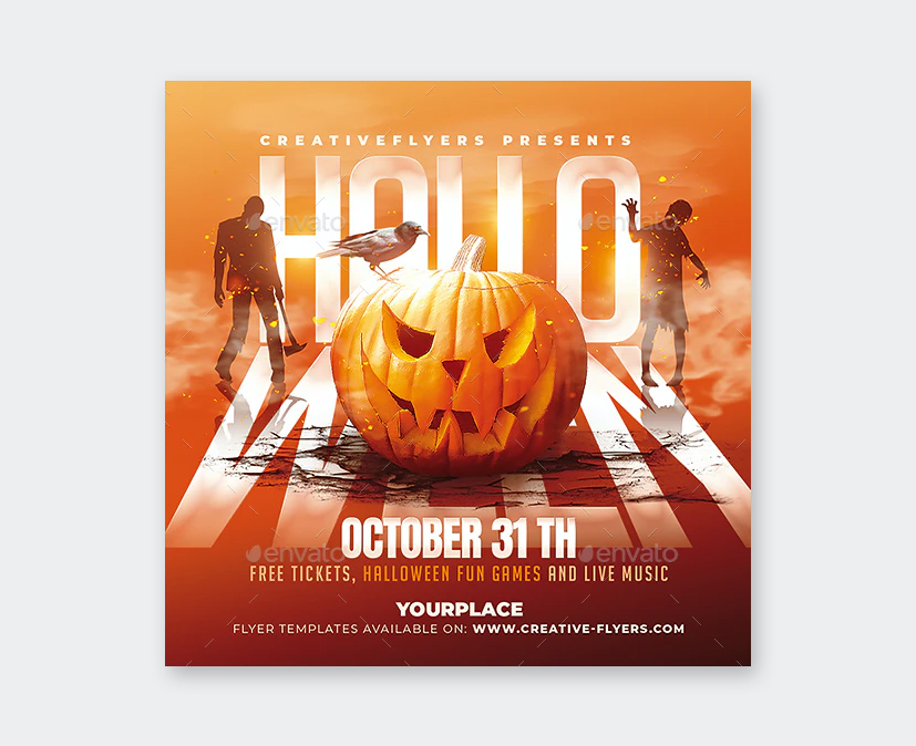 Creative Halloween Flyer Template