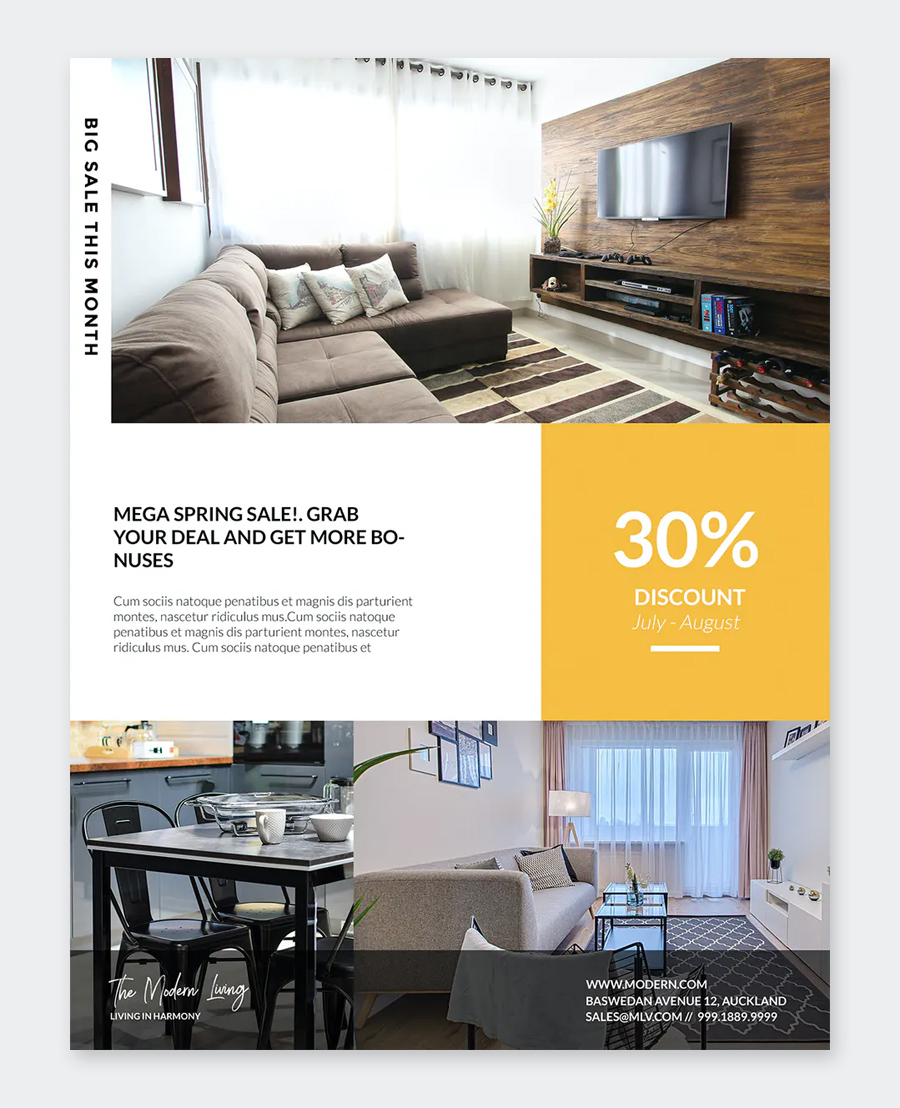 Furniture Flyer Template