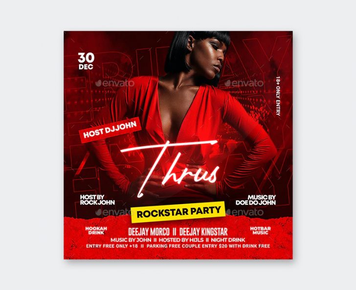 18 New Best Nightclub Flyer Templates PSD • PSD design