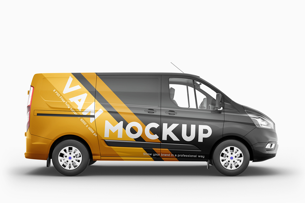 Ford Transit Custom Van Mockup