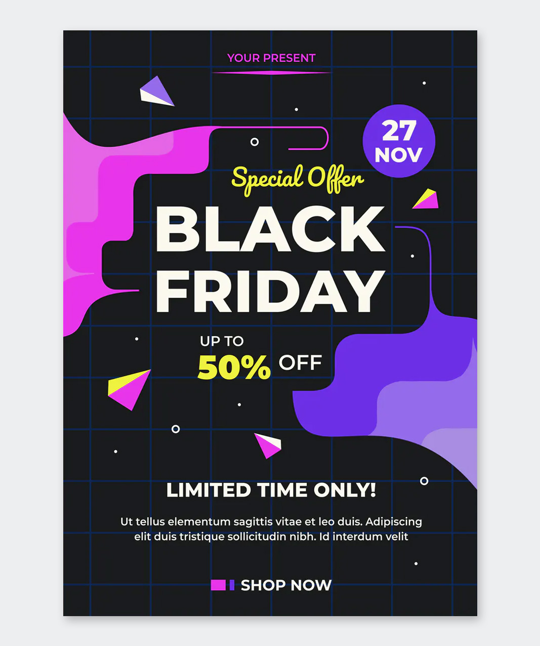 Promotion Black Friday Flyer Design
