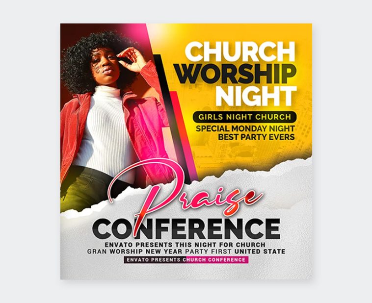 17 Awesome Church Event Flyer Templates PSD • PSD design