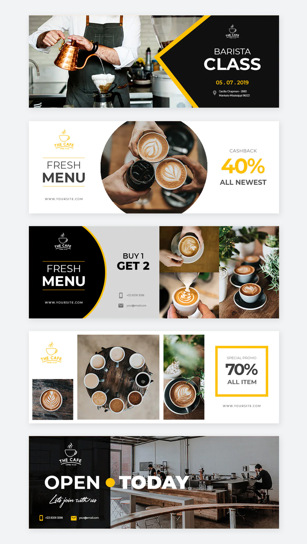 Coffee Facebook Covers Design