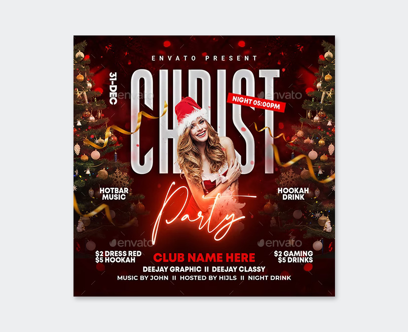 Christmas Flyer PSD