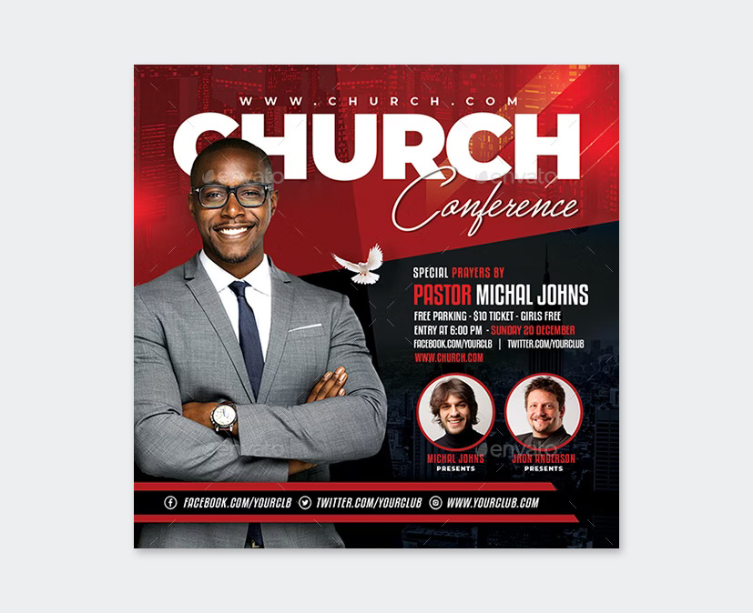 Church Conference Flyer Template