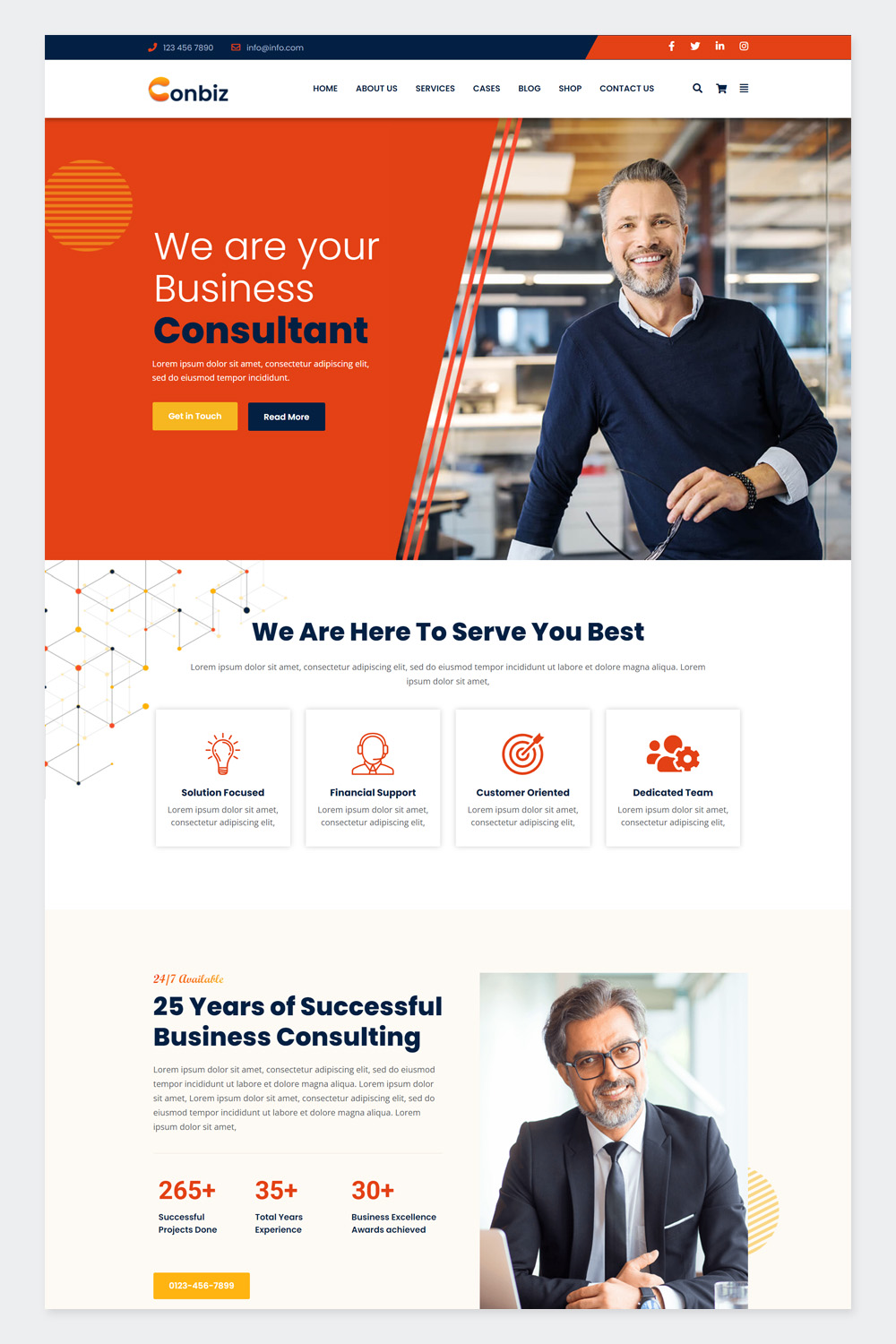 Business & Consulting WordPress Theme