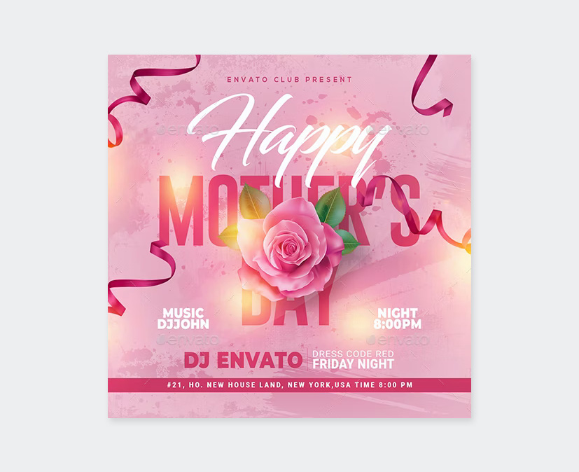 PSD Mothers Day Flyer Template